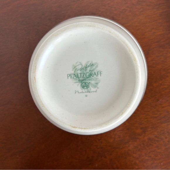 Portfolio by Pfaltzgraff Naturewood Sugar Bowl and Creamer - Picture 15 of 16